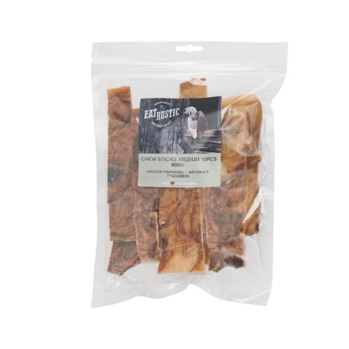 Eat Rustic natūralus skanėstas šunims – jautienos juostelės, 600g
