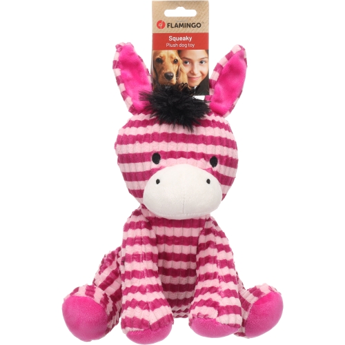 Flamingo Azor žaislas šunims - asilas, 29 cm, rožinis