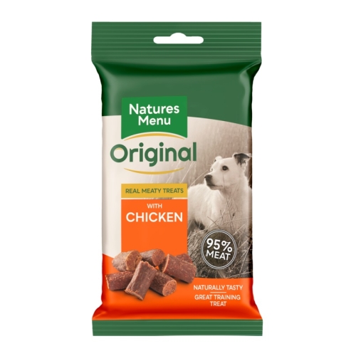 Natures Menu skanėstai šunims, su vištiena ir kiauliena, 60g