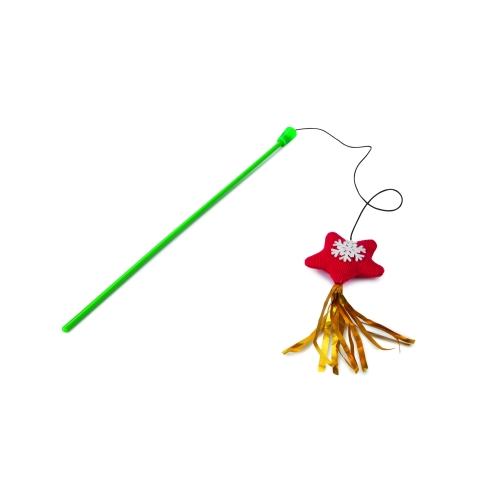 Beeztees Star žaislas katėms su lazdele, 43 cm