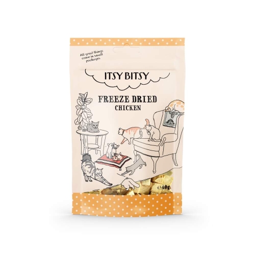 ItsyBitsy liofilizuotas skanėstas katėms, su vištiena, 40g
