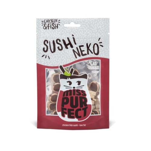 Miss Purfect Sushi Neko skanėstai katėms su vištiena ir žuvimi, 45 g