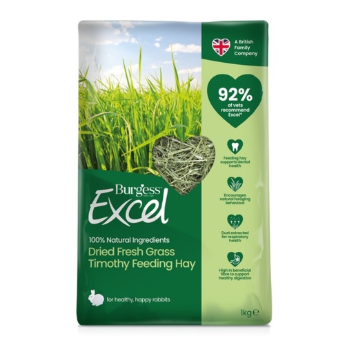 Burgess Excel šienas graužikams, 1kg