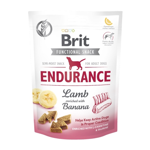 Brit Care Endurance funkciniai skanėstai šunims su ėriena, 150g