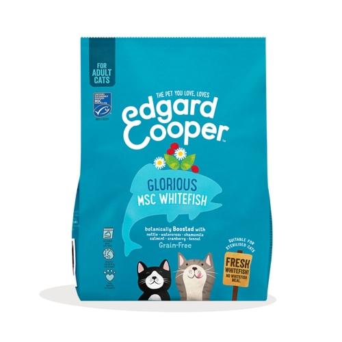 Edgard Cooper sausas maistas katėms su žuvimi, 300 g