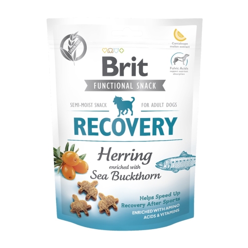 Brit Care Recovery funkciniai skanėstai šunims su silke, 150 g