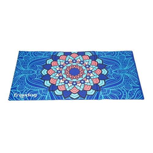 FREEDOG MANDALA VĖSINANTIS KILIMĖLIS ŠUNIMS, 90X50CM CM, MĖLYNOS SPALVOS