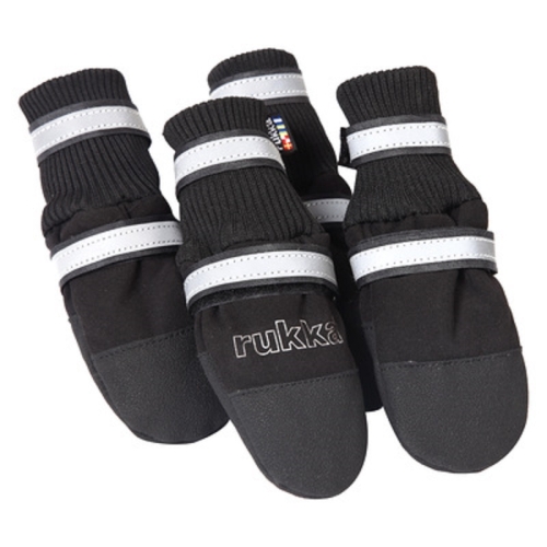 Rukka Thermal batai šunims, 4 vnt, 7 dydis, juodi