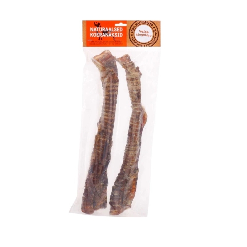 Natural džiovinta jaučio trachėja, 20 cm, 2 vnt