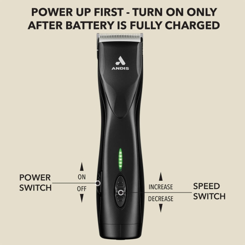 Andis Pulse ZR II Vet Pack profesionalus trimeris šunims, 22,8 cm