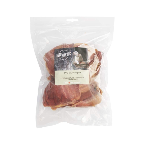 Eat Rustic natūralus skanėstas šunims – kiaulės ausys (8 vnt.), 320 g
