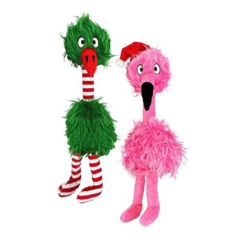 *KONG Holiday Comfort Jumbo Bird žaislas šunims, XL dydžio, įv. spalvų