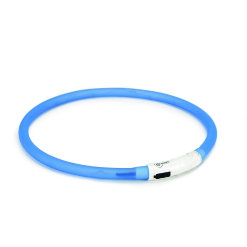 Beeztees Dogini Led antkaklis, 70x1cm, mėlynas