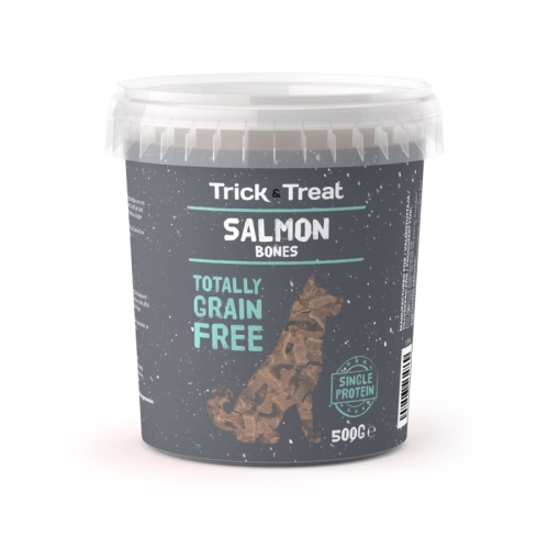 Trick&Treat begrūdžiai skanėstai šunims su lašiša, 500 g