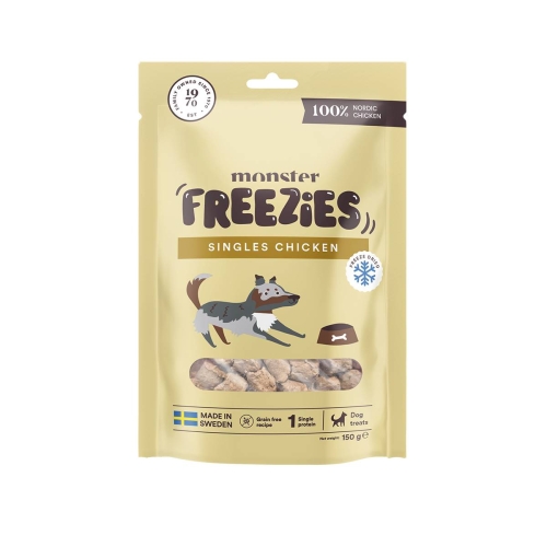 Monster Dog liofilizuotas skanėstas šunims – 100 % vištiena, 150 g