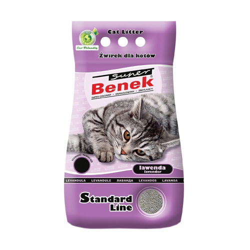 Certech Super Benek Standard levandų kvapo kačių kraikas, 10 l