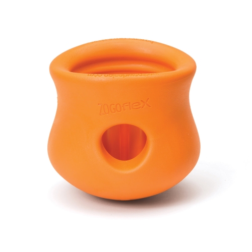 West Paw Toppl guminis žaislas, 9 cm, oranžinis