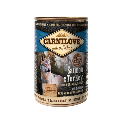 Carnilove konservai šunims su lašiša ir kalakutiena, 400 g