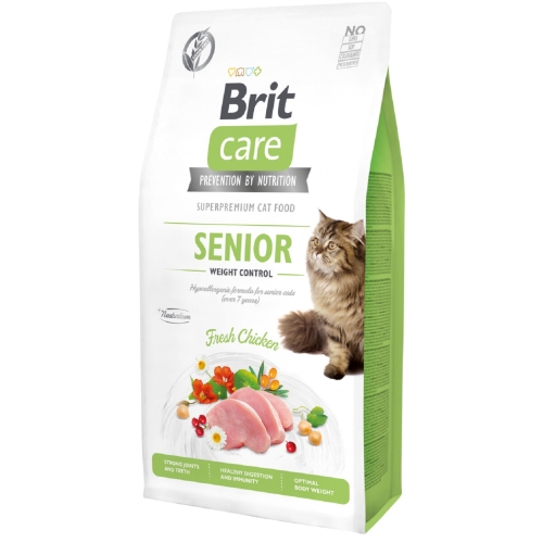 Brit Care maistas vyresnio amžiaus katėms „Senior Anti-Age“, 400g
