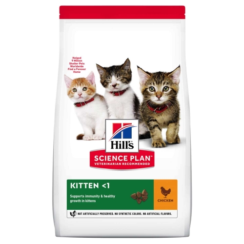 Hill´s Science Plan Kitten maistas kačiukams su višt. 1,5kg