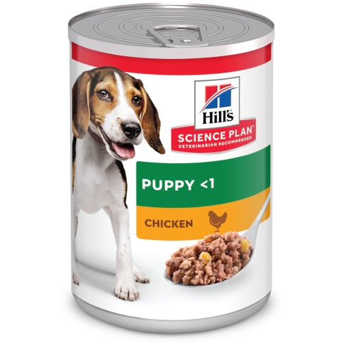Hill´s Science Plan Puppy konservai šuniukams su višt, 370 g