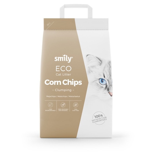 Smily Eco kukurūzų drožlių kraikas, 20l