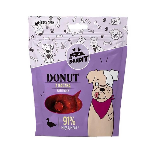 Mr. Bandit Donut skanėstai šunims-spurgytės su antiena, 500 g