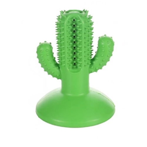 Flamingo Cactus guminis žaislas šunims, žalias