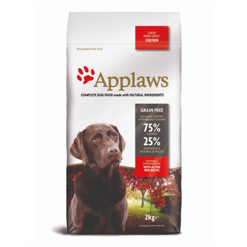 Applaws Adult Large Breed sausas maistas šunims su vištiena, 2 kg