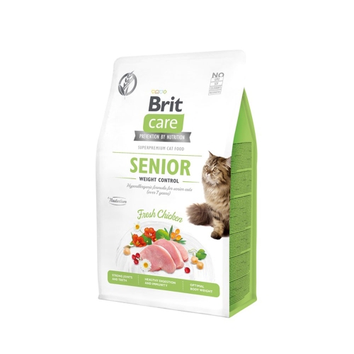 Brit Care Senior Weight Control maistas katėms senjorėms, 2kg