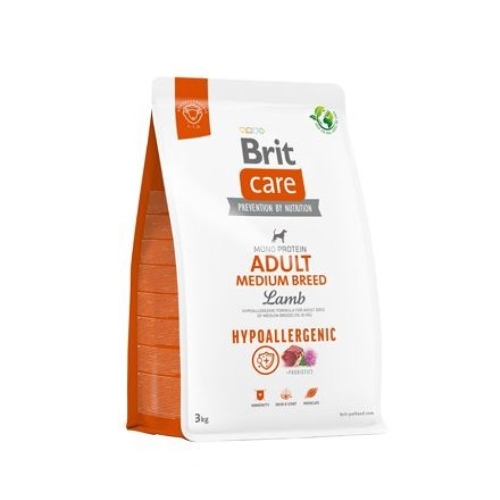 Brit Care hipoalerginis sausas maistas šunims su ėriena, 3kg