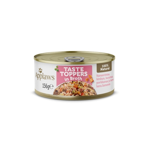 Applaws Taste Toppers pagardas sausam maistui su višt./kumpiu, 156 g
