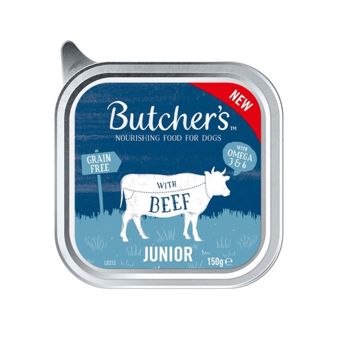 Butcher's Original Junior paštetas šunims su jautiena, 150g