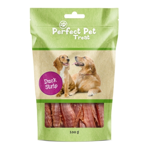 Perfect Pet džiovintos antienos juostelės šunims, 100g