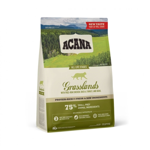 Acana Grasslands sausas maistas katėms su paukštiena, 1,8 kg
