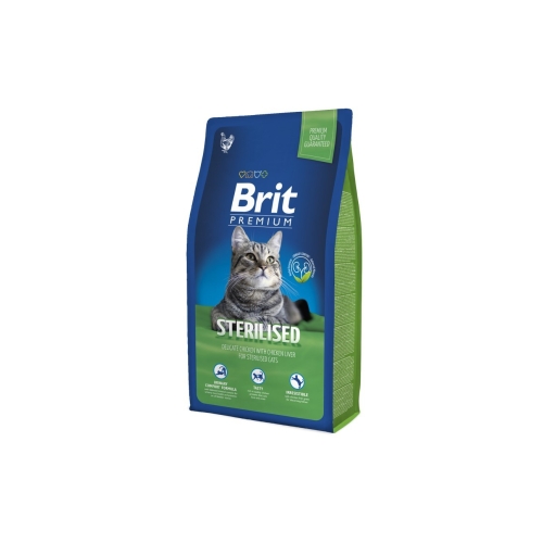 Brit Premium maistas steril.katėms su višt. 1,5kg