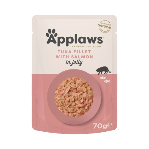 Applaws tuno ir lašišos želė katėms, 70 g