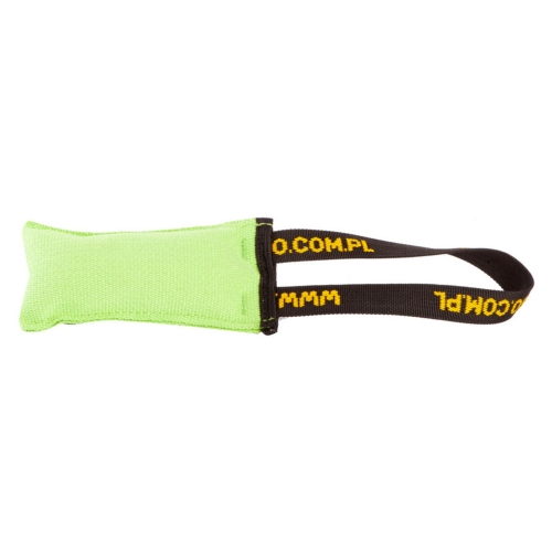 Dingo Agility dresūros žaislas su rankena, 27 cm, žalias