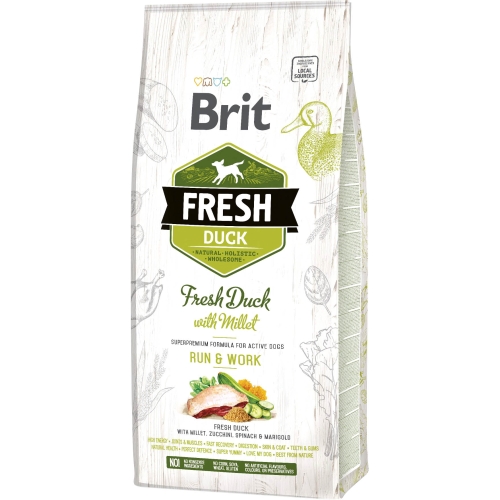 Brit Fresh active run&work maistas šunims 12kg