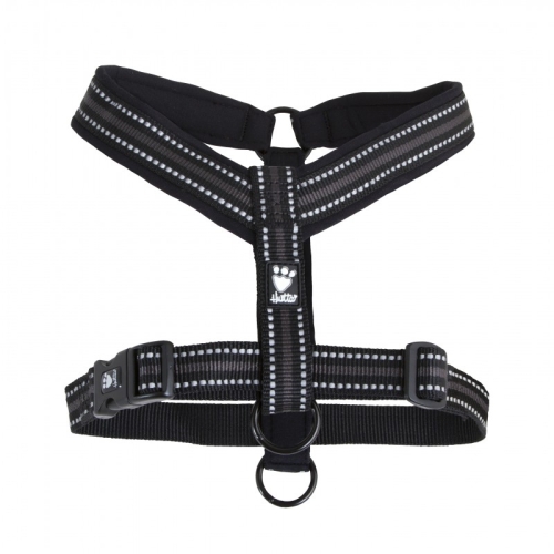 Hurtta Casual Y petnešos šunims, 35 cm, juodos