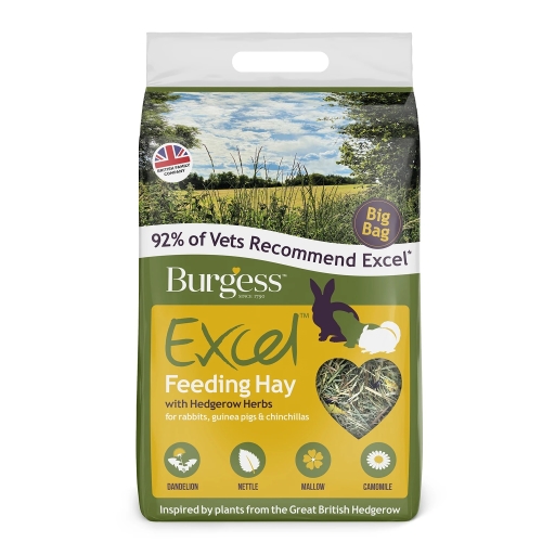 Burgess Excel šienas su vaistažolėmis, 3 kg