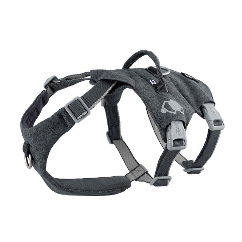 Hurtta Weekend Warrior II Eco petnešos šunims, 45-60 cm, juodos