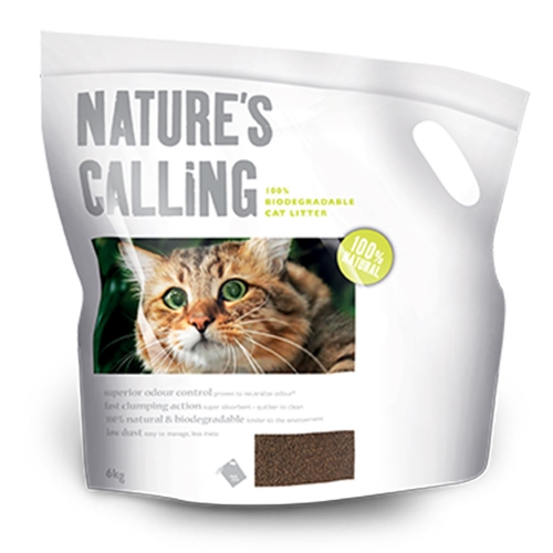 Nature's Calling riešutų kevalų kraikas, 6 kg