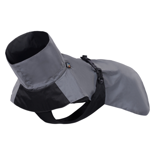 Rukka Shine atspindinti lietaus striukė šunims, 25 cm, pilka