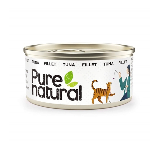 Purenatural konservai katėms su tunu, 70 g