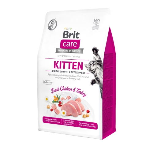 Brit Care Kitten Healthy&Growing sausas maistas kačiukams, 400g