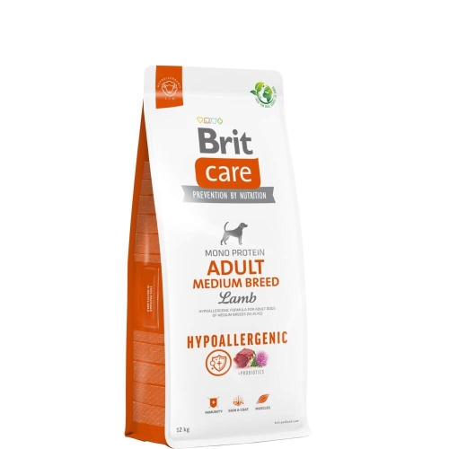 Brit Care hipoalerginis sausas maistas šunims su ėriena/ryžiai, 12kg