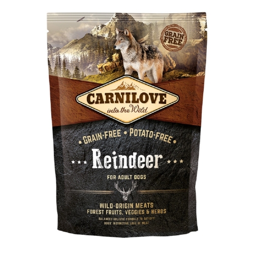 Carnilove sausas maistas šunims, su elniena, 1,5 kg