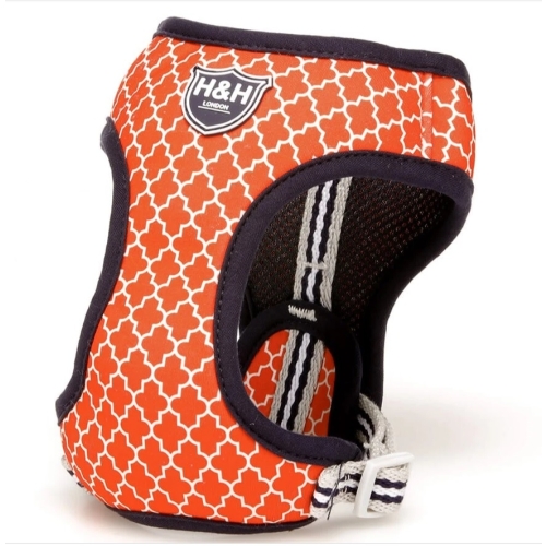 Hugo&Hudson Geometric petnešos, L-67-102cm, oranžinės