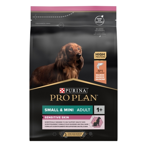 Pro Plan sausas maistas mažų veislių šunims su lašiša, 3 kg